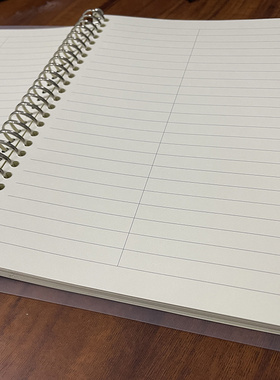 B5分栏活页本 中间有条竖线 英语单词本 课堂笔记本 两列对分替芯