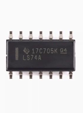 全新原装SN74LS74ADR LS74A SOP-14双路正边沿触发式D型触发器