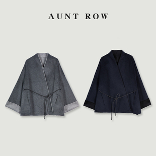 “都灵密语” 【奢】羊绒×超细澳毛 极简ROW风双面呢大衣