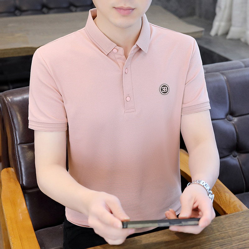 polo衫短袖男夏装男款t恤纯棉图片