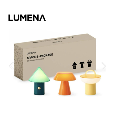 Lumena space灯露营灯户外灯卢美娜三件套小夜灯氛围灯室内睡眠灯