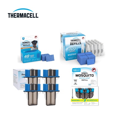 Thermacell户外驱蚊液驱蚊药水补充液蚊香片驱蚊小白瓶蚊香片套装