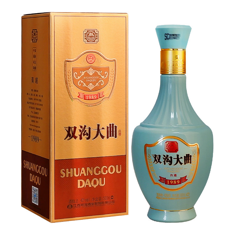 江苏名酒双沟大曲1989浓香型白酒42度500ml/瓶国标优级纯粮酒正品