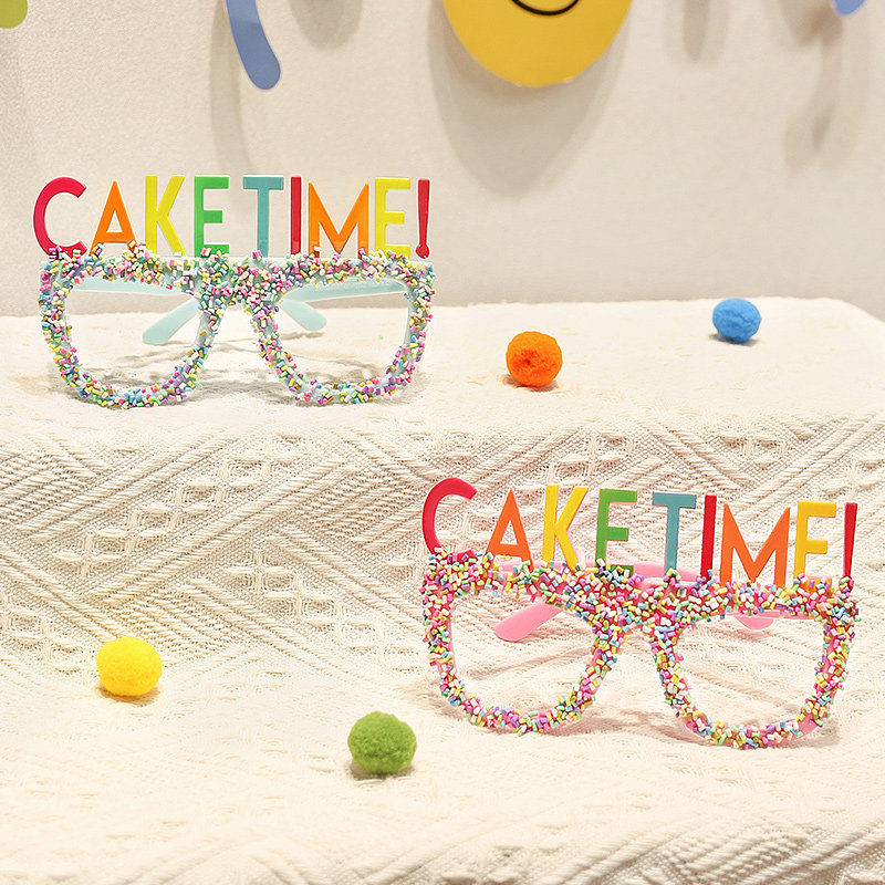 生日眼镜网红闺蜜蛋糕拍照道具