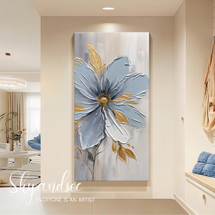 HY. ART原创《前途光明》客厅走廊入户新中式现代简约原创手绘