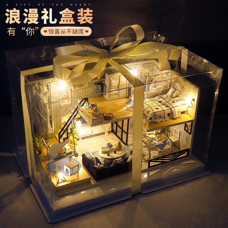 儿童玩具小女孩过家家娃娃屋公主房子玩具屋仿真场景生日礼物女生|msdalam kategori Toy/bayi/teka-teki/blok bangunan/model, simulasi/Bermain mainan rumah, Bermain mainan rumah - dari Buy2taobao.com untuk memberikan perkhidmatan ejen Taobao profesional membeli