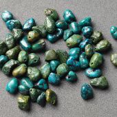 绿松石随形不规则优化散珠手串配饰diy饰品配件散珠通孔项链手链