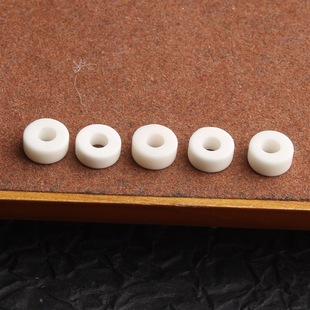 菱镁矿平替绿松石隔片垫片隔珠大孔道2.5mm散珠专用天珠绳束配件