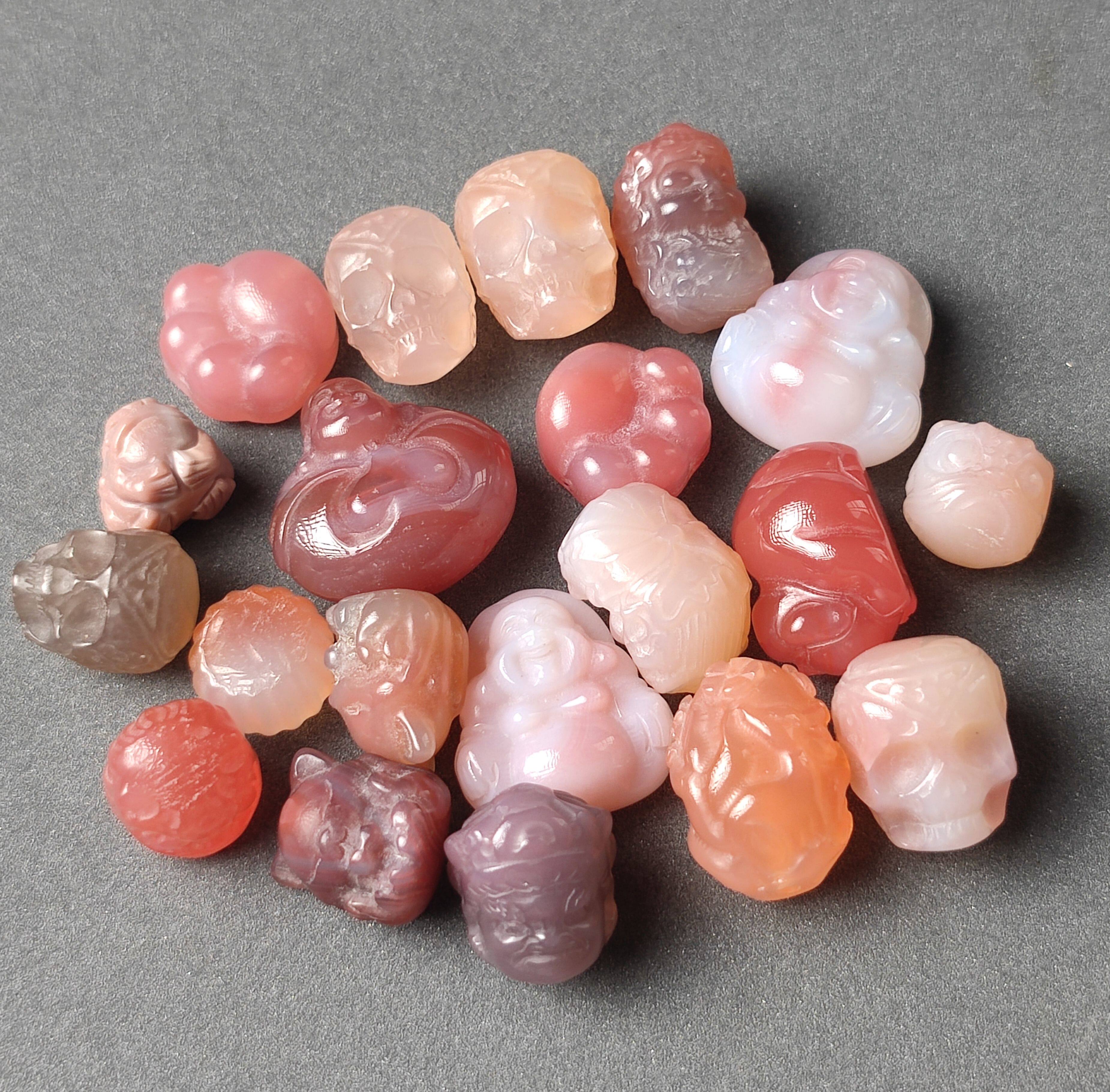 天然盐源玛瑙雕刻大鹏金蝉