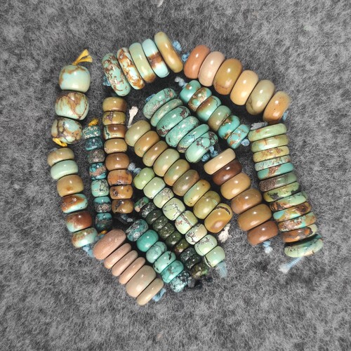 天然绿松石配珠隔片手串小垫片散珠松石隔珠高瓷星月菩提配饰串珠