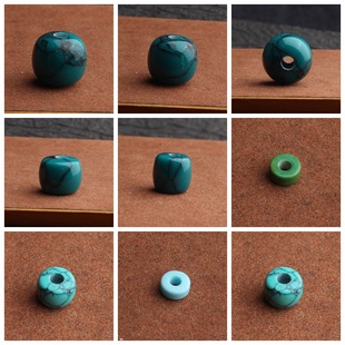 菱镁矿老型配珠桶珠散珠优化绿松石手串配饰隔片顶腰珠星月配件