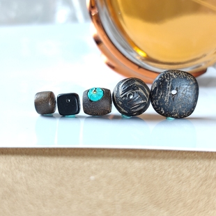 天然沉香木隔片垫片桶珠老型镶嵌百搭高油diy文玩不规则饰品配件