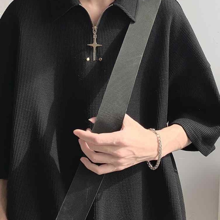 美式polo衫短袖t恤男款2025