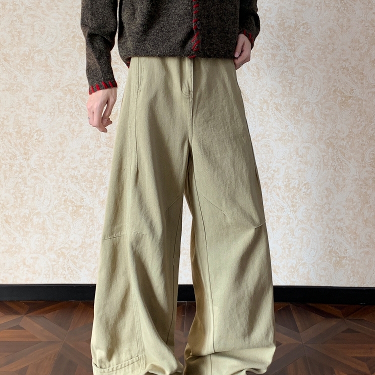 解构拼接休闲牛仔裤男