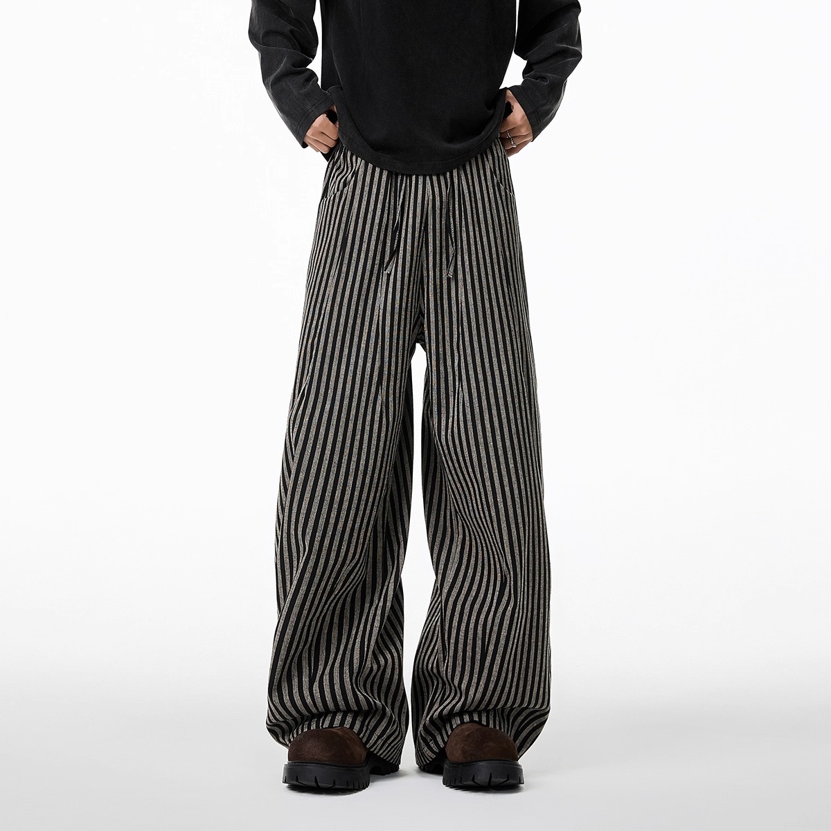 条纹休闲裤男2025秋季新款