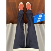 防水速干登山长裤 美式 春秋藏青色软壳裤 子修身 斜切微喇冲锋裤 男款