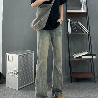 美式复古蓝牛仔裤男款春秋季