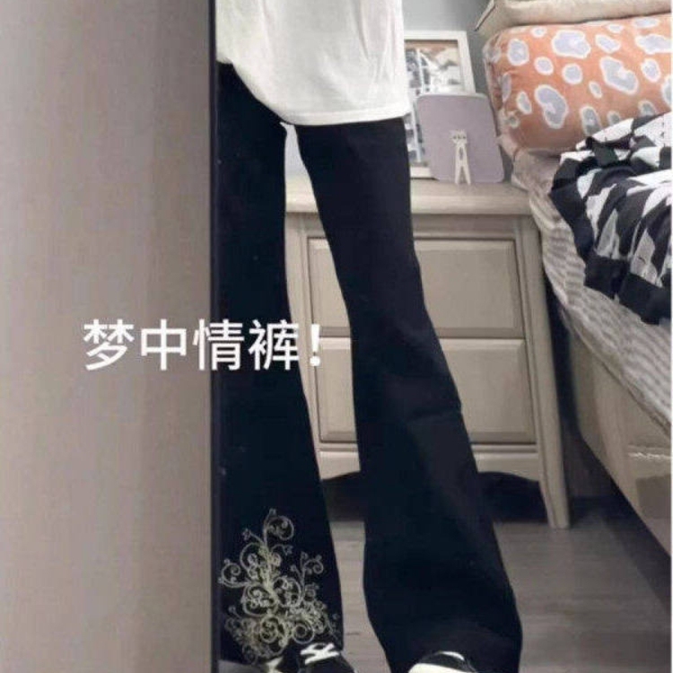 cleanfit国潮微喇长裤男女款