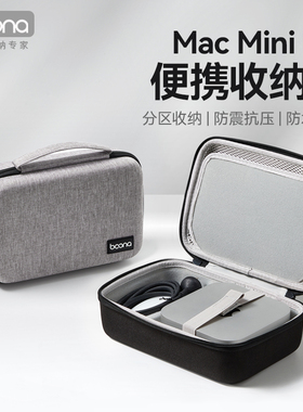适用苹果主机MacMini收纳盒Apple M4Pro芯片款迷你主机硬壳收纳包
