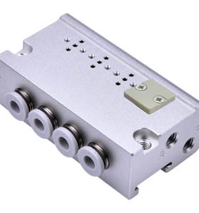 AirTac/亚德客微型电磁阀底座CPV10MJ04-2F/3F/4F5F/6F/7F....20F