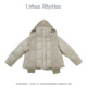 UrbanRhythm可脱卸毛线帽90白鹅绒羽绒服女2025冬新款 时尚 保暖