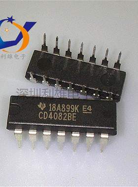 现货 CD4082BE CD4082 直插 DIP-14 双4输入端与门 全新原装