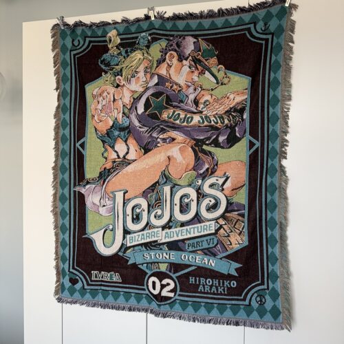复古周刊少年JOJO的奇妙冒险日系挂毯宿舍装饰挂毯桌搭