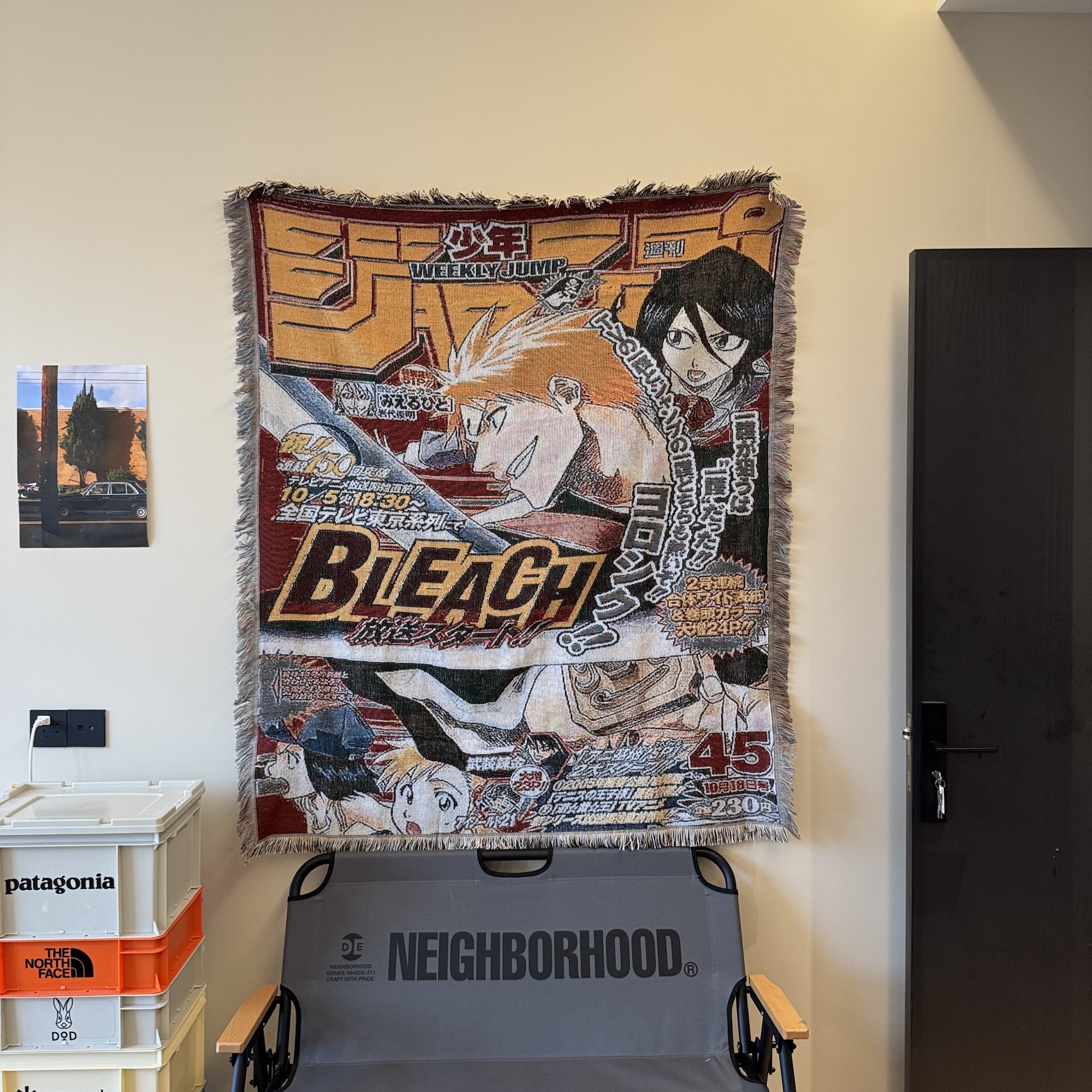 周刊少年 BLEACH 死神 黑崎一护,朽木露琪亚 毛毯 挂毯装饰毯