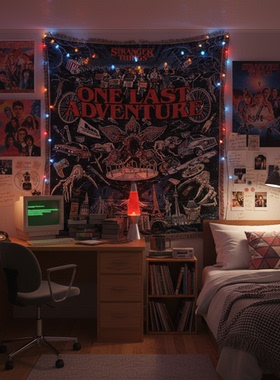 Stranger Things 怪奇物语科幻美剧 Demogorgon魔王菊花怪挂毯