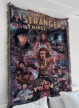 美剧系列 怪奇物语 第三季stranger things 卧室挂毯