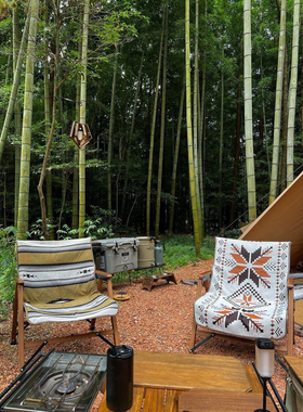 露营户外用餐桌咖啡店椅背套高度20cm椅罩餐椅套电脑椅通用款装饰