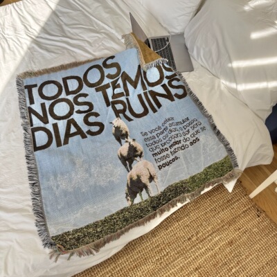 TODOS NÓS TEMOS DIAS RUINS 治愈系挂毯ins韩系松弛感卧室布置