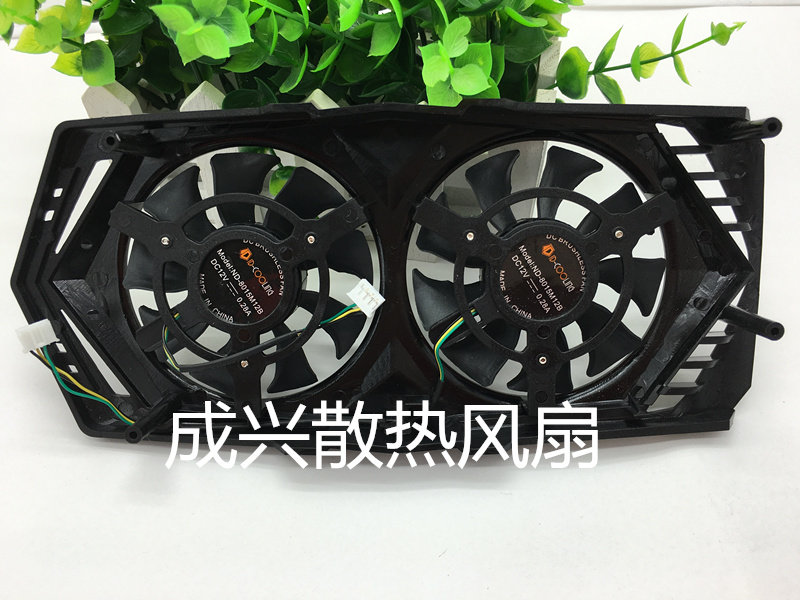 全新翔升金刚狼gtx 750ti 显卡风扇 nd-8015m12b 12v 静音散热器
