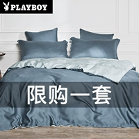 [Tiansi] Playboy bốn mảnh rắn màu băng lụa ngủ 1,8m giường 2 mét Bộ đồ giường châu Âu mượt - Bộ đồ giường bốn mảnh mẫu chăn ga gối đệm cưới