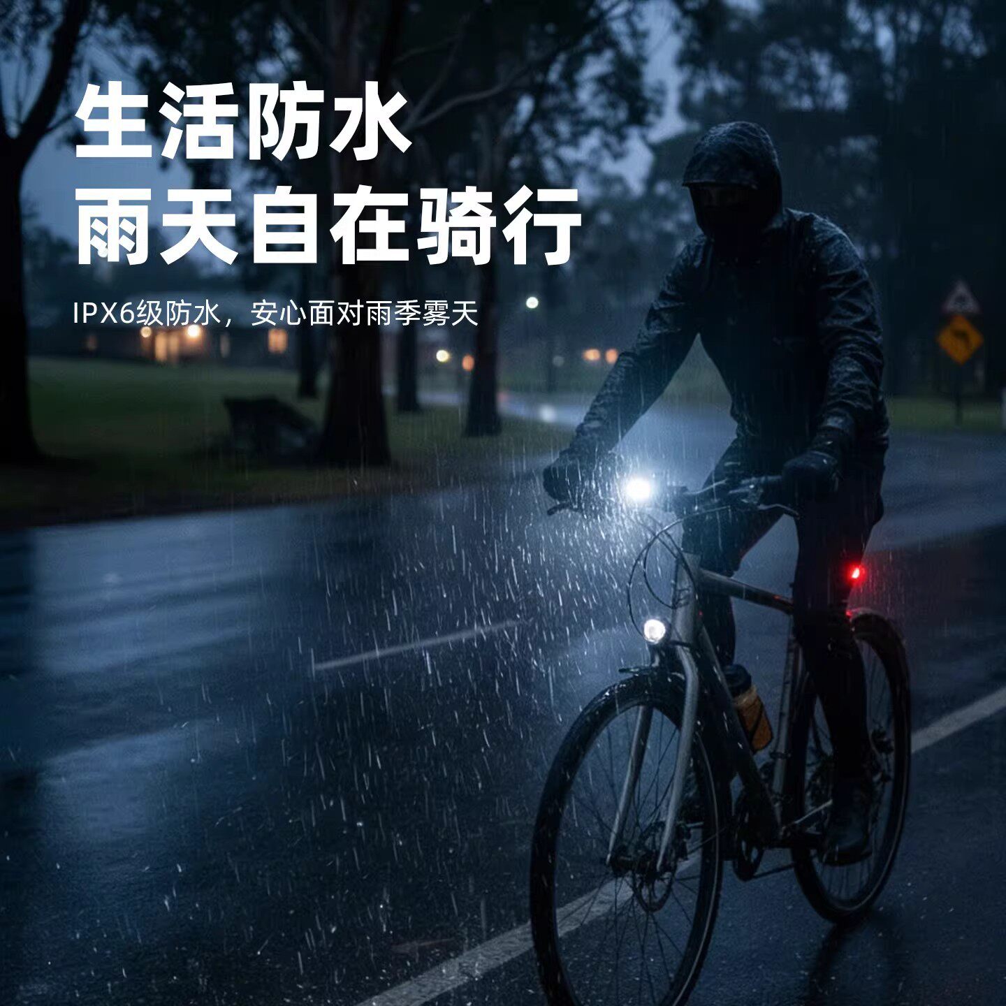 捷安特适配塔斯队长自行车灯带喇自行车灯