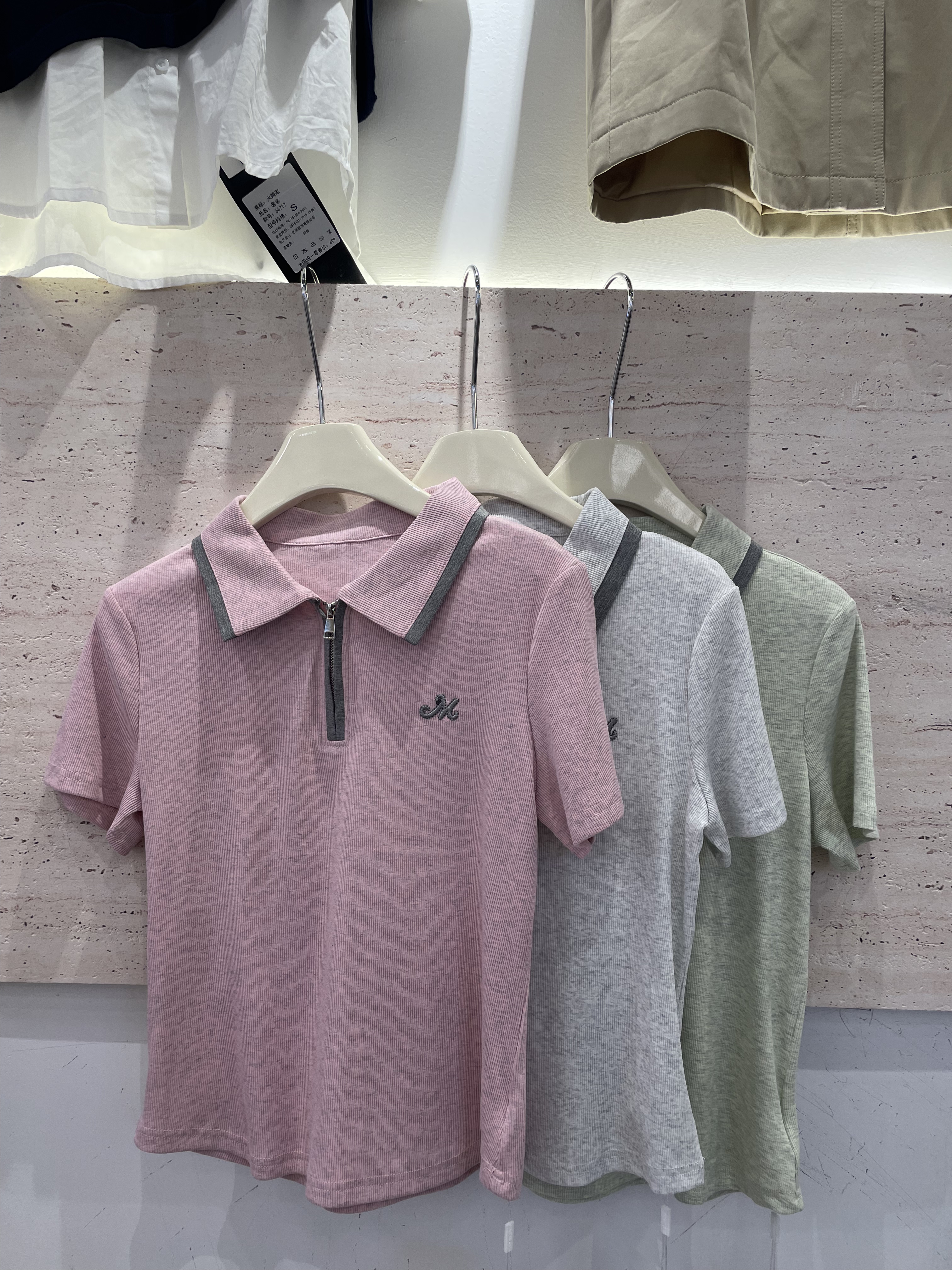 辉辉派2662夏季新款时尚翻领短袖POLO衫女宽松显瘦百搭休闲上衣潮
