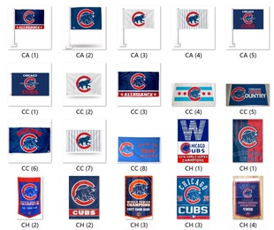 Cubs Flag亚马逊WISH Chicago 外贸货源芝加哥小熊旗帜NFL EBAY热