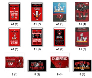 Tampa Bay Buccaneers 2020 Super Bowl Champions Team Flag