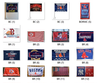 外贸货源波士顿红袜队户MLB Boston Red Sox Flag亚马逊WISH EBAY