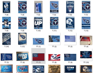 Titans Flag亚马逊WISH Tennessee 外贸货源田纳西泰坦旗NFL EBAY