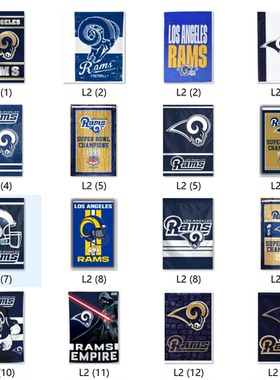 外贸货源洛杉矶公羊队旗帜NFL Angeles Rams Flag亚马逊WISH EBAY