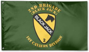 Cav Div Offset Brigade Flag 1st Jack 外贸货源2nd Black