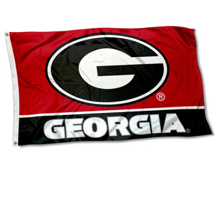 EBAY热卖 外贸货源Georgia Flag亚马逊WISH Logo Bulldogs