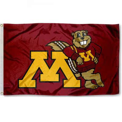 外贸货源明尼苏达鼠NCAA Minnesota Gophers Flag亚马逊WISH EBAY