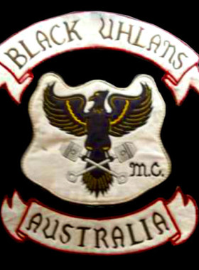 外贸黑色枪骑兵的MC摩托车俱乐部Motorcycle Club FLAG