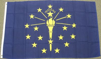 外贸货源印第安娜州的旗帜INDIANA STATE FLAG亚马逊WISH EBAY热