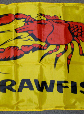 外贸货源小龙虾的旗帜CRAWFISH FLAG亚马逊WISH EBAY热卖