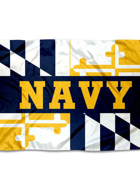 Navy Midshipmen Maryland State NCAA Flag亚马逊WISH EBAY热卖