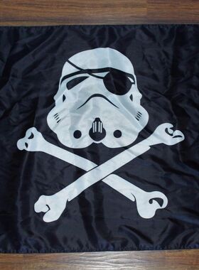 Star Wars Galactic Storm Trooper Pirate Flag亚马逊WISH EBAY