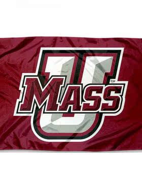 外贸货源这里的民兵NCAA UMASS Minutemen Flag亚马逊WISH EBAY